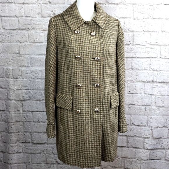 Vintage 60's Cathy Dee Women's Wool Gray and Tan